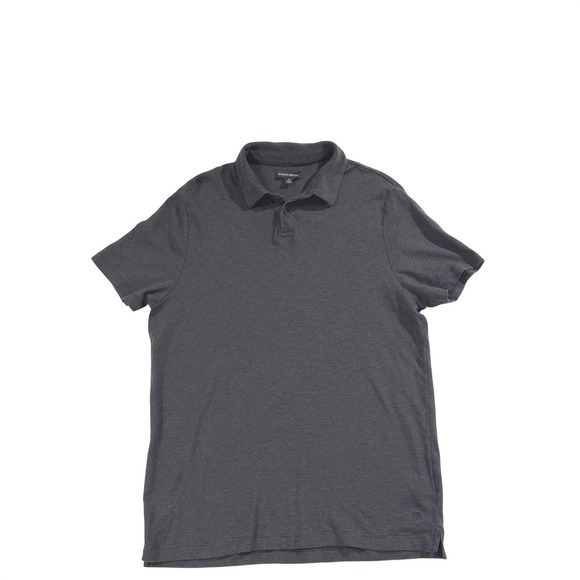 Banana Republic Other - Banana Republic‎ Mens XL Polo Shirt Charcoal Grey Micro Stripe 100% Cotton